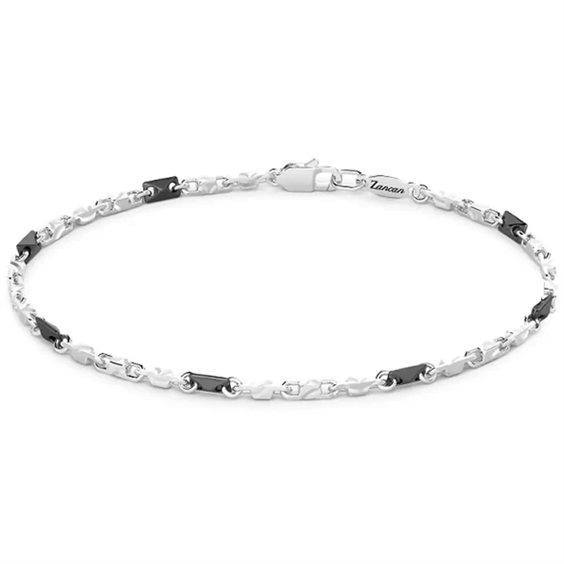 Pulsera Zancan Hombre in Plata ESB167-N - ESB167-N